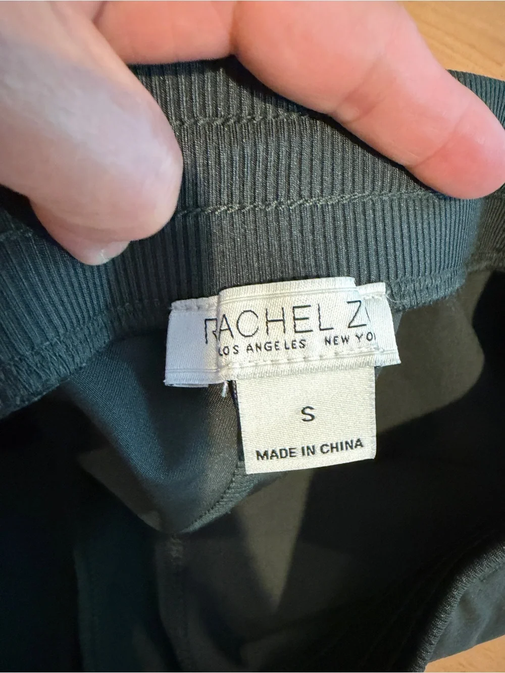 Rachel Zoe Olive Green Utility Cargo Joggers Drawstring Sweatpants Lounge SMALL
